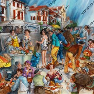 176 Marché sur le quai Ravel